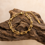 Pulsera Tiff Eslabones Dorado