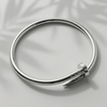 Pulsera Clavo Unique Plateado