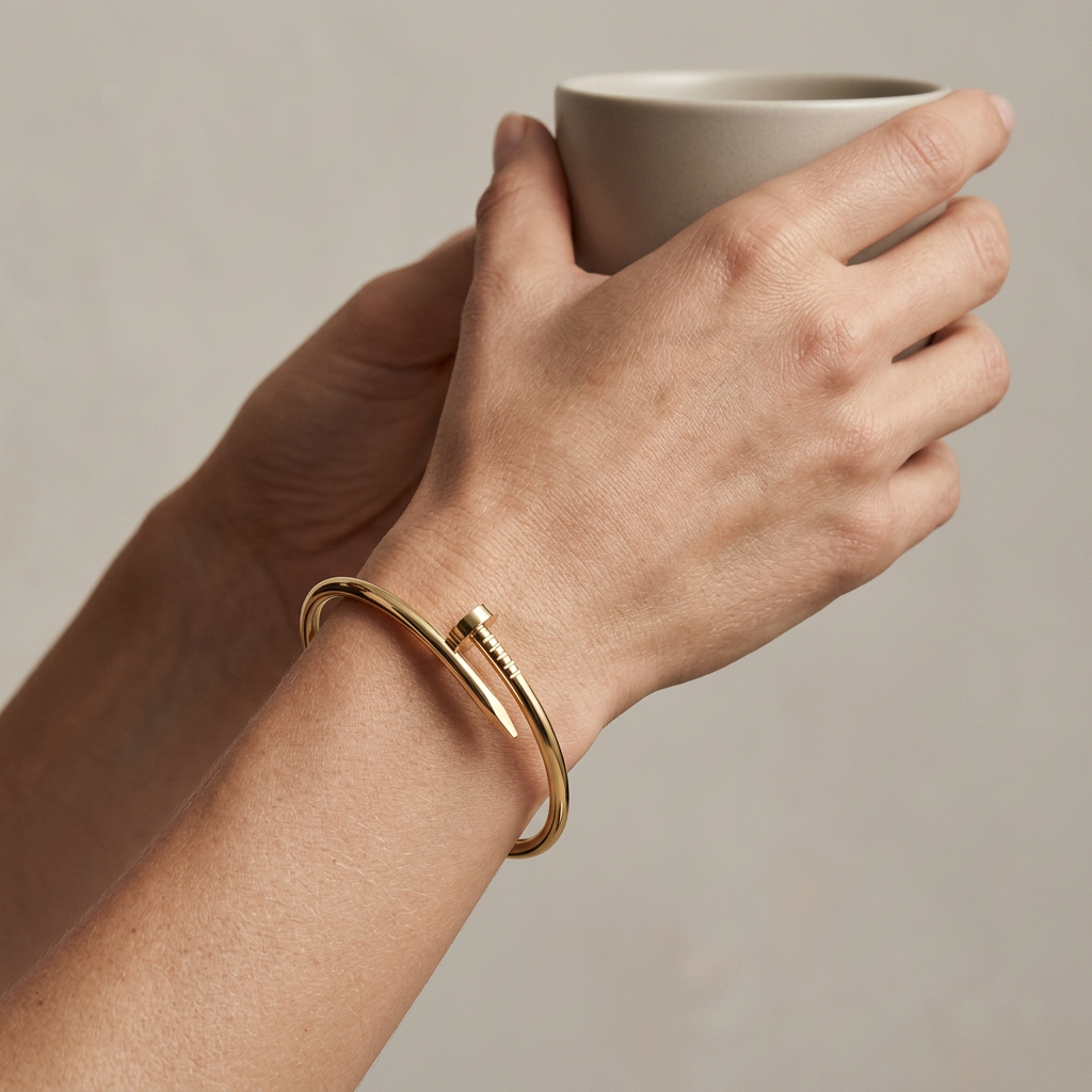 Pulsera Clavo Unique Dorado