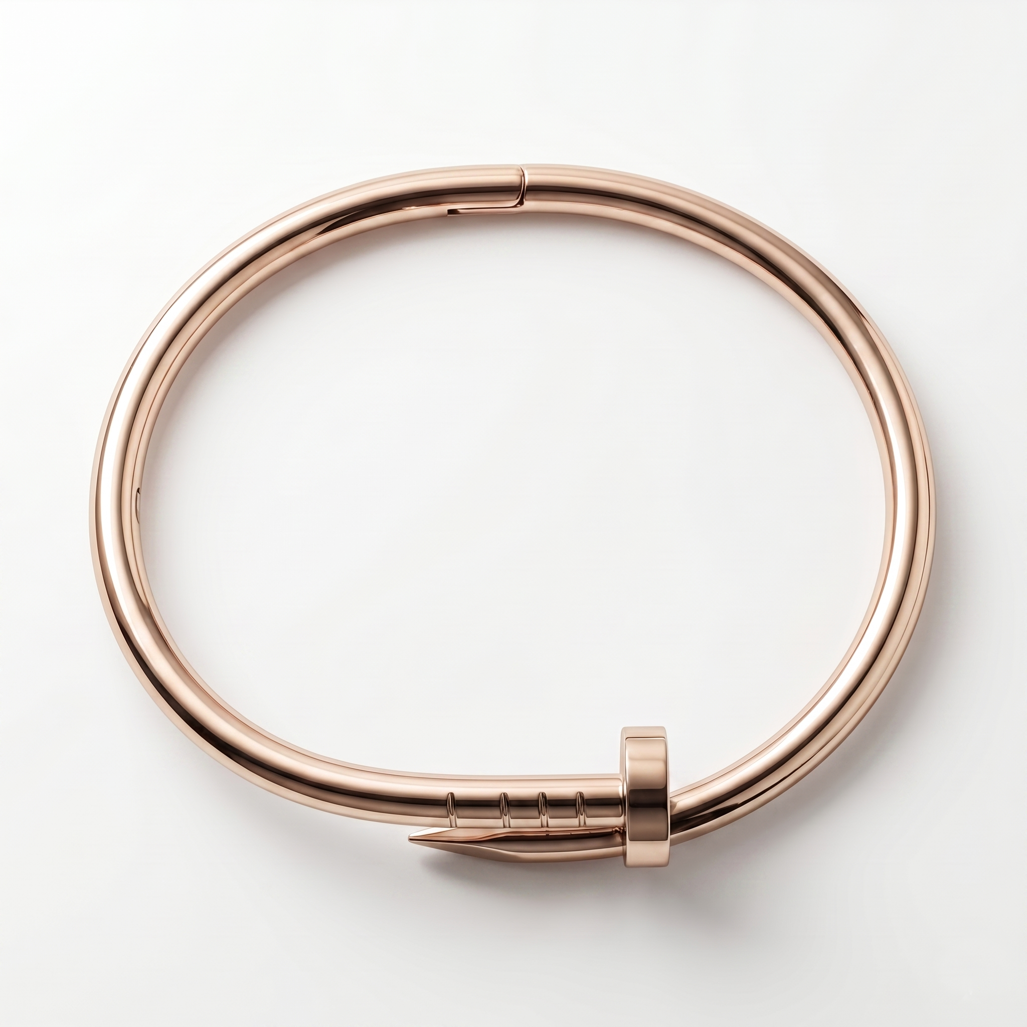 Pulsera Clavo Unique Oro Rosa