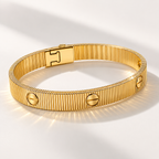Pulsera Love Delgada Unlimit Dorado