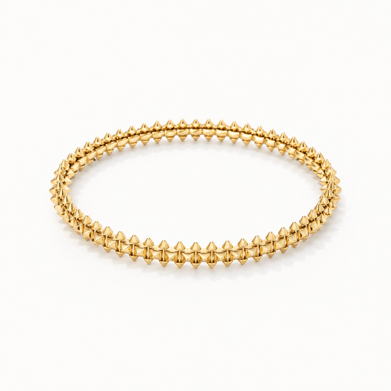 Pulsera Clash Mediano Dorado